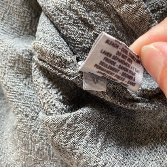 Oh My Gauze Lorraine Gray Tie Dye Top Shirt Blouse Women’s One Size - Picture 12 of 12